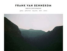 Tablet Screenshot of frankvanbennekom.com